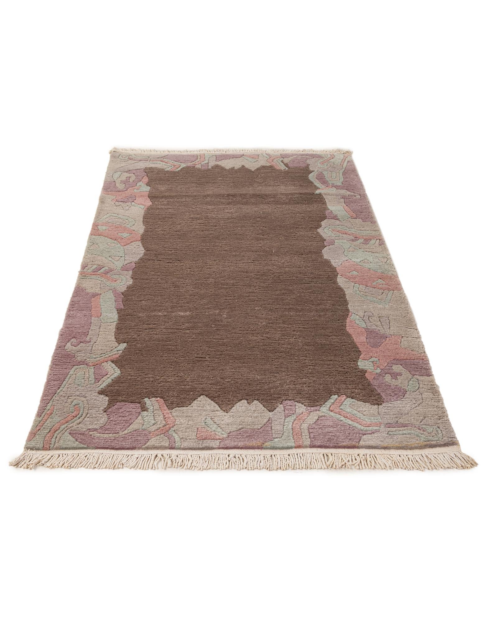 3' 3 x 5' 8 Hand Knotted Nepal Wool Rug