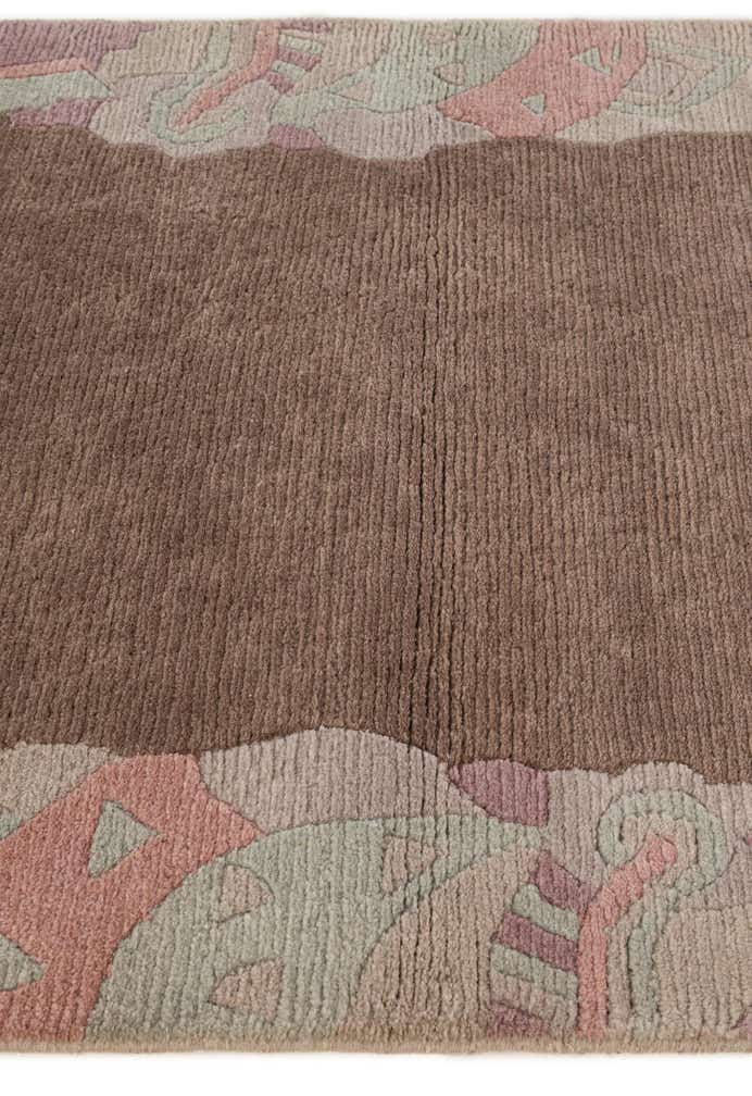 3' 3 x 5' 8 Hand Knotted Nepal Wool Rug