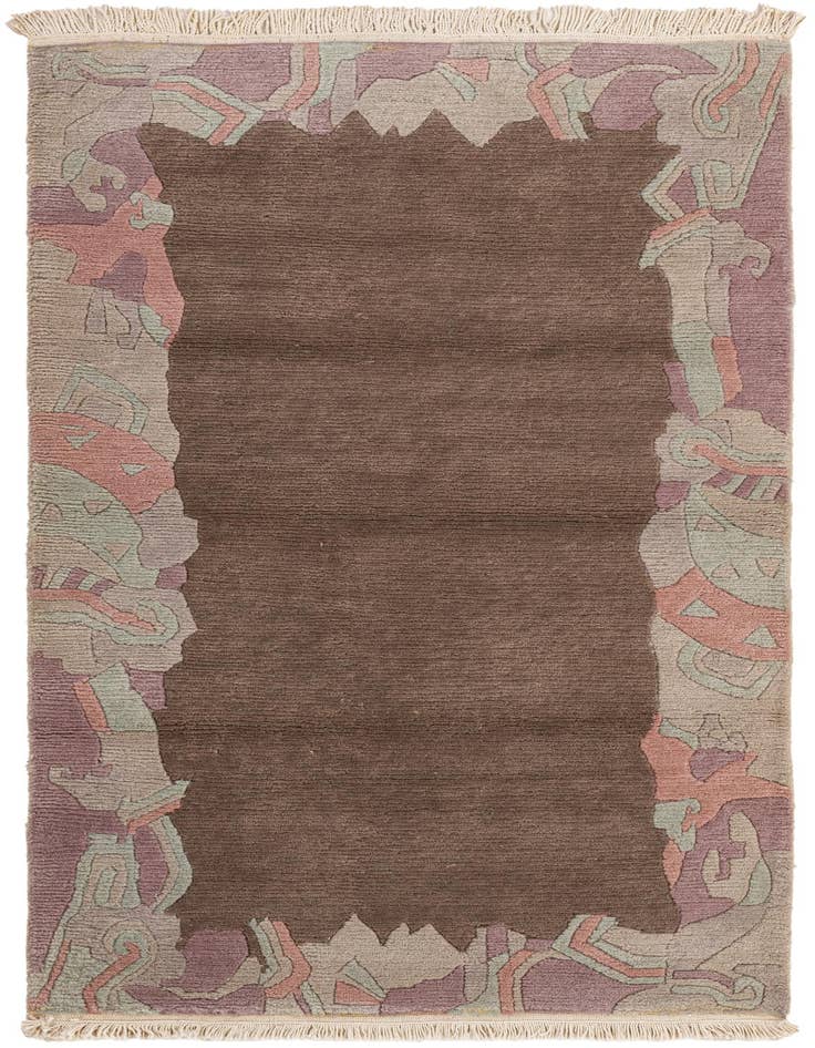 Detail image of 3' 3 x 5' 8 Hand Knotted Nepal Wool Rug