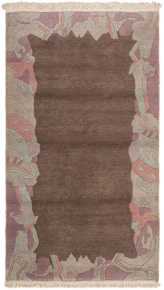 3' 3 x 5' 8 Hand Knotted Nepal Wool Rug