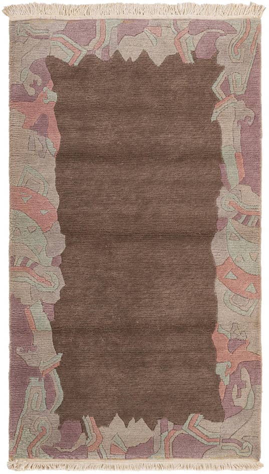 Detail image of 3' 3 x 5' 8 Hand Knotted Nepal Wool Rug