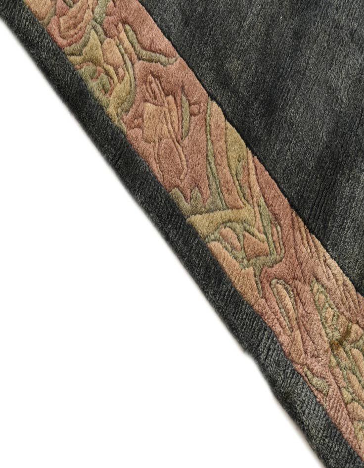 Detail image of 4' x 5' 8 Hand Knotted Nepal Wool Rug