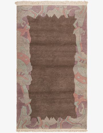3' 3 x 5' 8 Hand Knotted Nepal Wool Rug