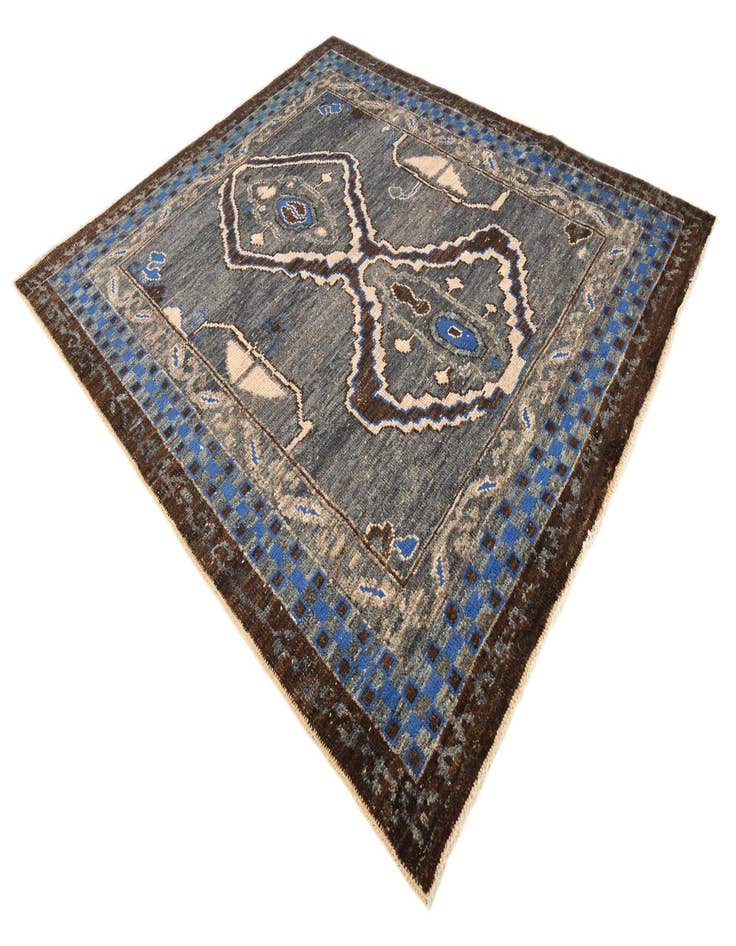 Detail image of 8' 6 x 10' Hand Knotted Oushak Wool Rug