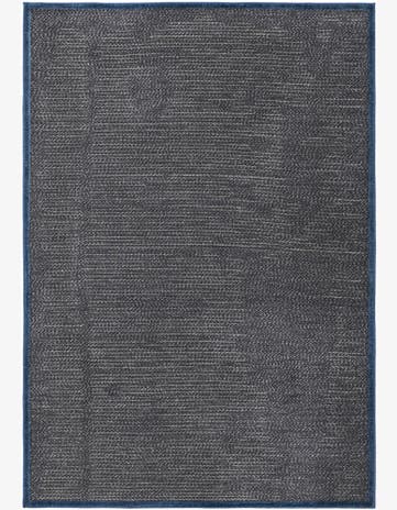 Graphite Gray Easy-Clean Indoor / Outdoor Rug
