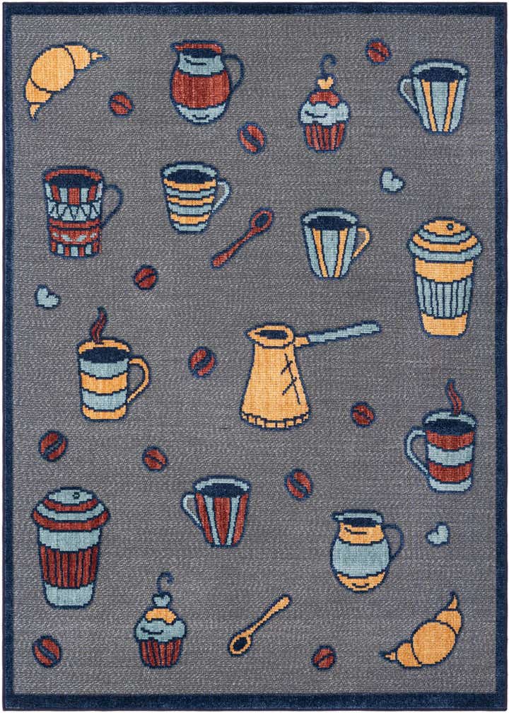 5' x 7' 7 Easy-Clean Indoor / Outdoor Rug