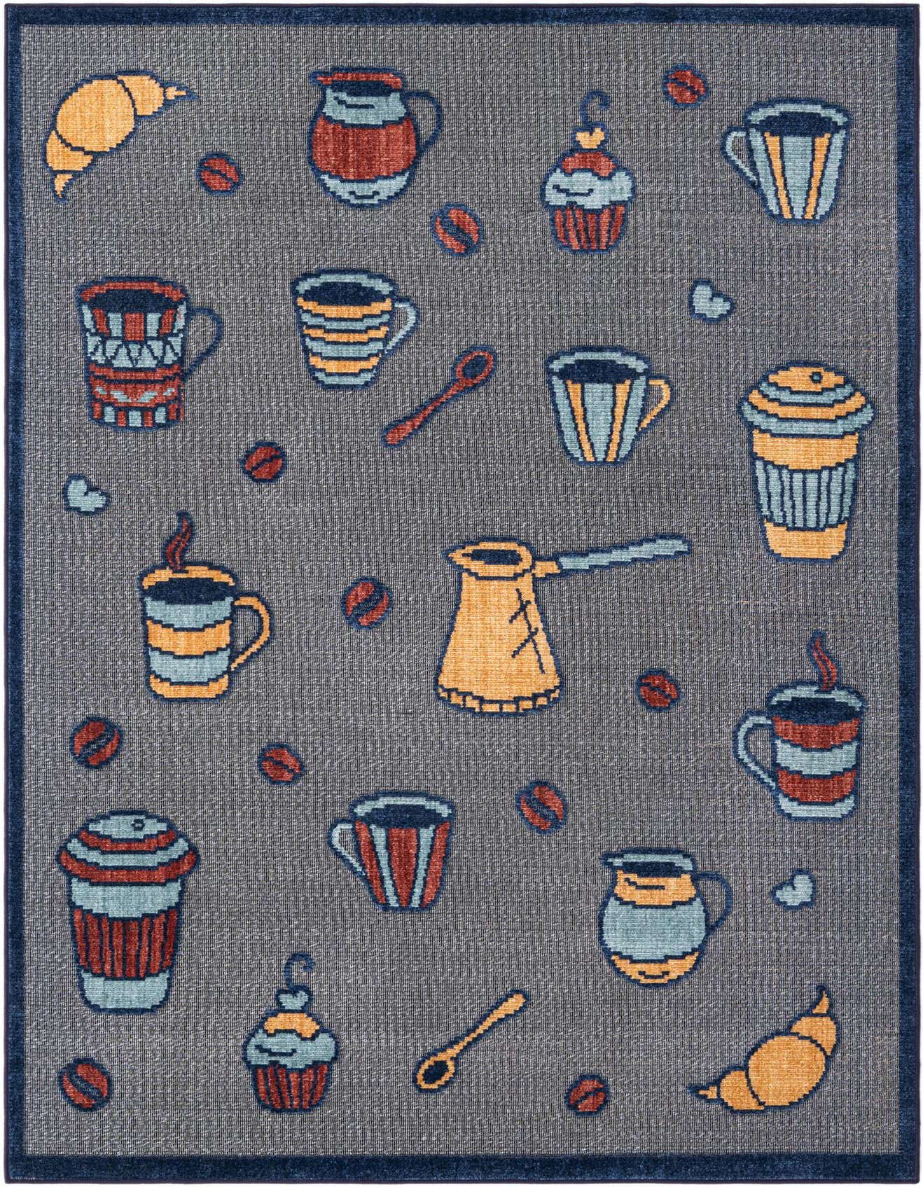 5' x 7' 7 Easy-Clean Indoor / Outdoor Rug