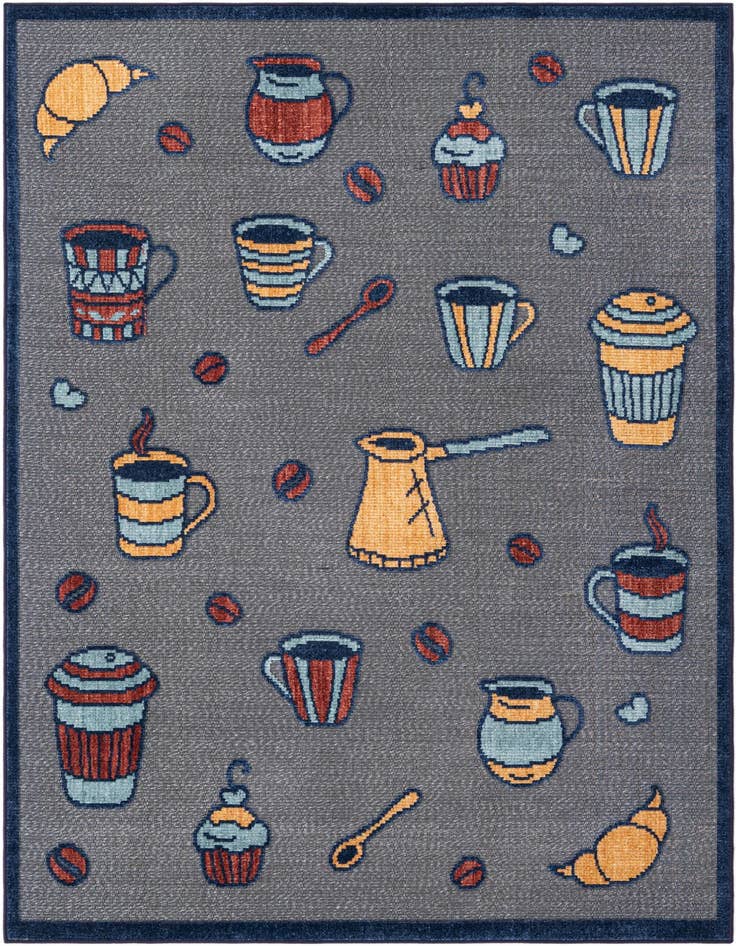 Detail image of 5' x 7' 7 Easy-Clean Indoor / Outdoor Rug