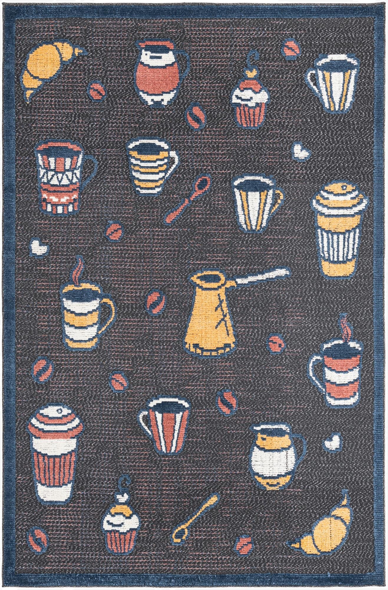 5' x 7' 7  Washable  Indoor / Outdoor Rug