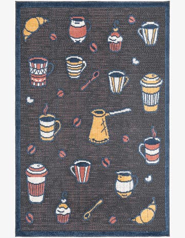 5' x 7' 7 Easy-Clean Indoor / Outdoor Rug