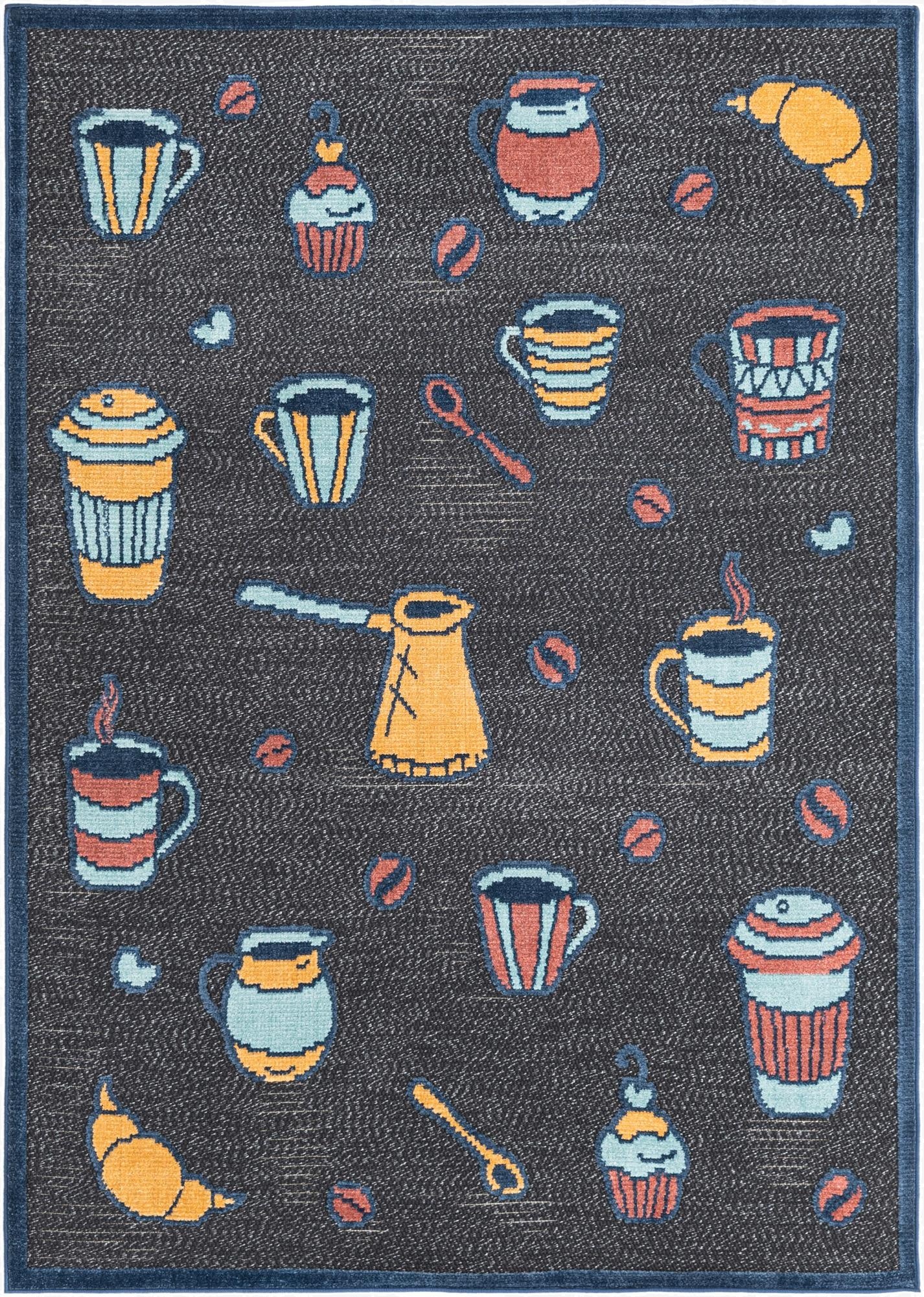 5' x 7' 7  Washable  Indoor / Outdoor Rug