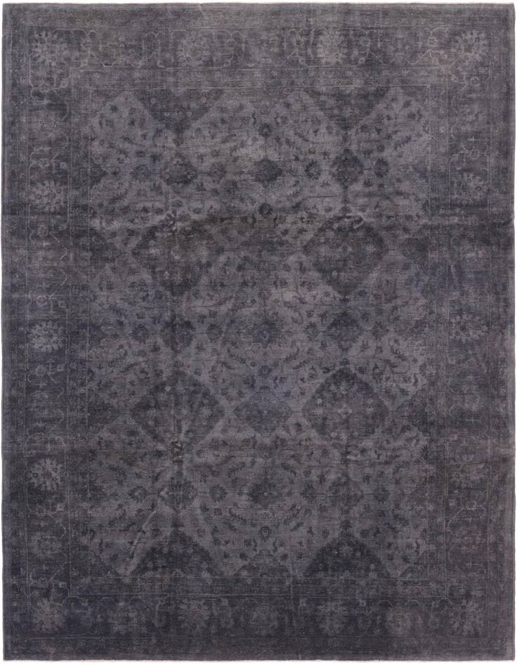 Detail image of 9' 1 x 12' Hand Knotted Over-Dyed Ziegler Rug