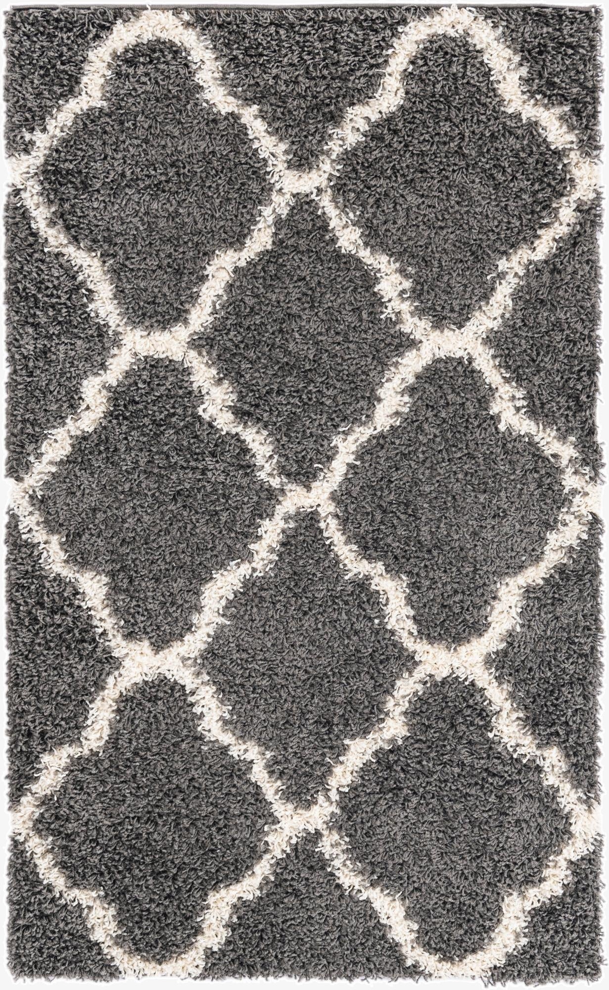 3' x 5' Trellis Shag Rug