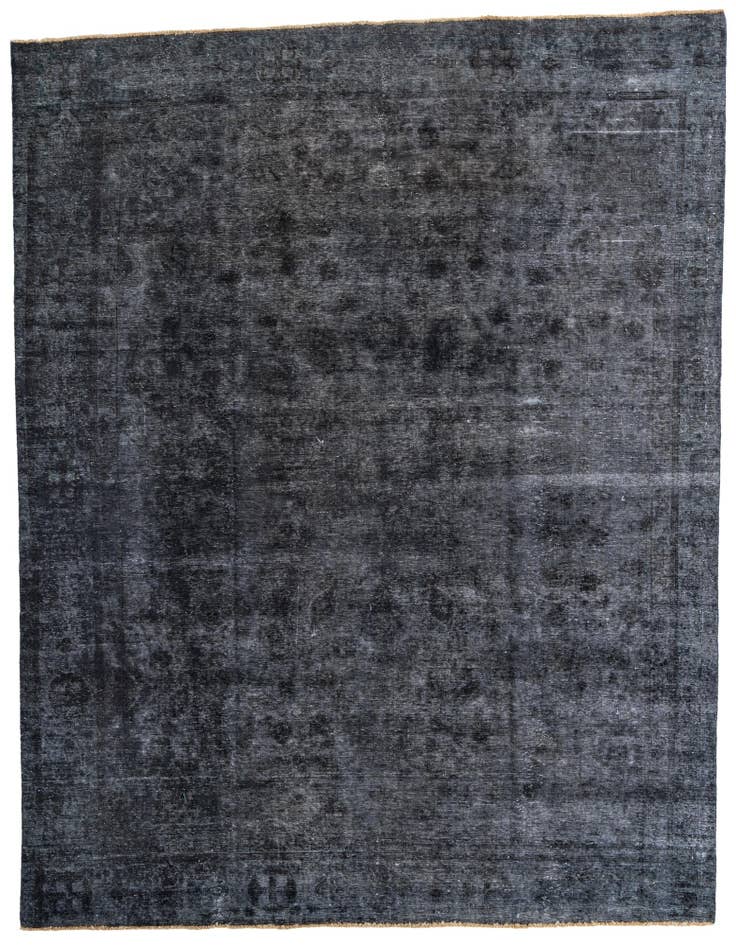 Detail image of 9' 7 x 12' 2 Hand Knotted Ultra Vintage Persian Wool Rug