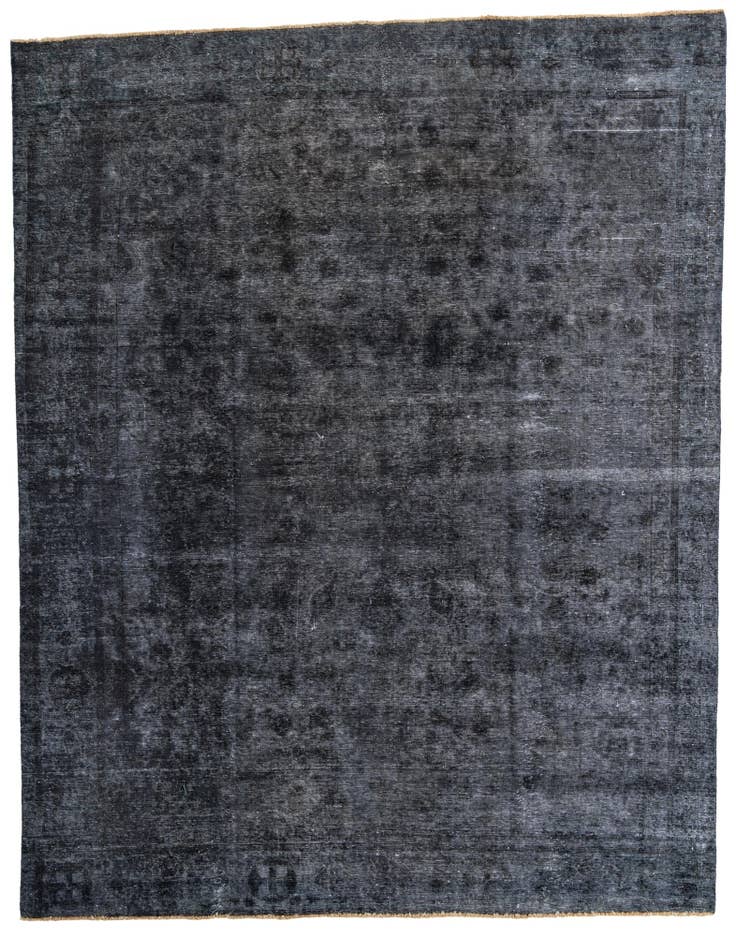 Detail image of 9' 7 x 12' 2 Hand Knotted Ultra Vintage Persian Wool Rug