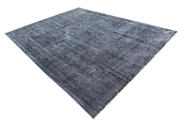 9' 5 x 12' 8 Hand Knotted Ultra Vintage Persian Wool Rug