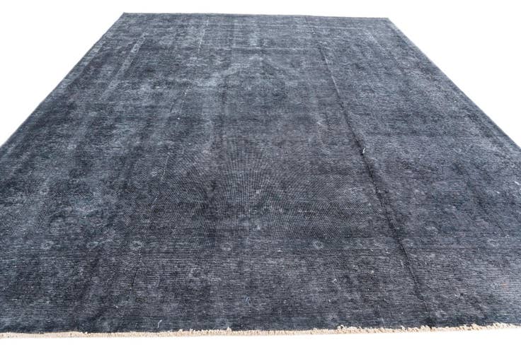 Detail image of 9' 5 x 12' 8 Hand Knotted Ultra Vintage Persian Wool Rug