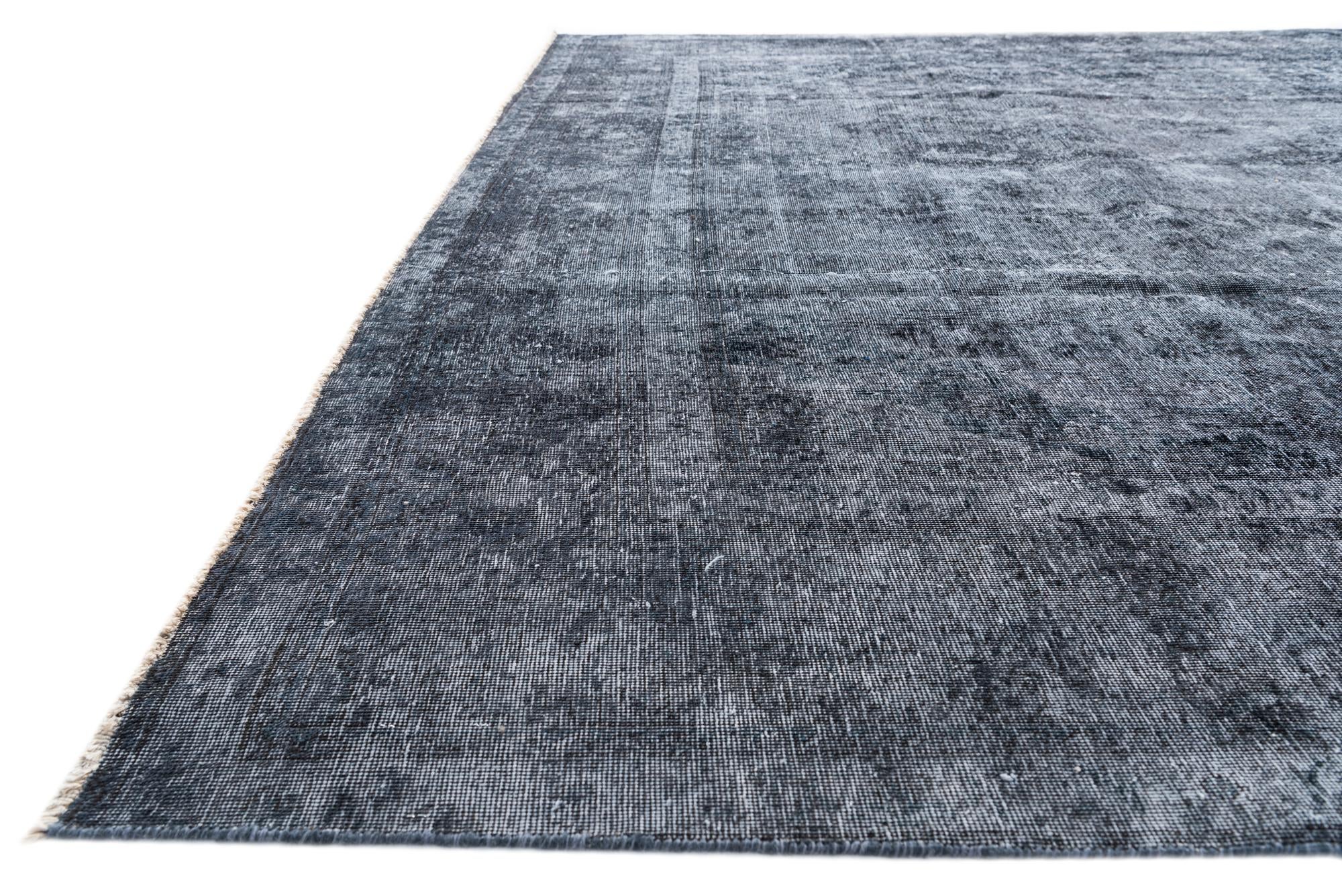 9' 5 x 12' 8 Hand Knotted Ultra Vintage Persian Wool Rug