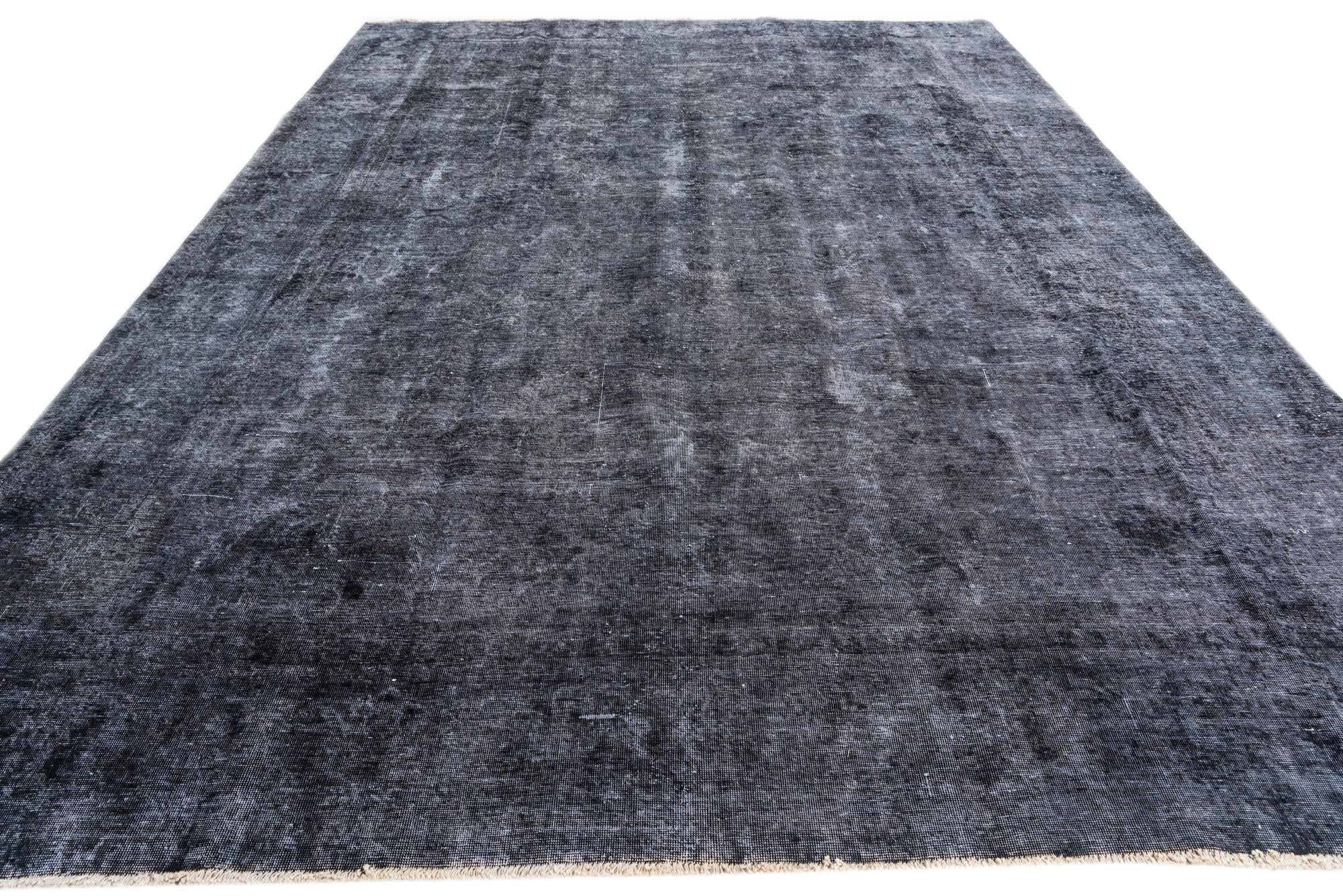 9' 2 x 12' 3 Hand Knotted Ultra Vintage Persian Wool Rug