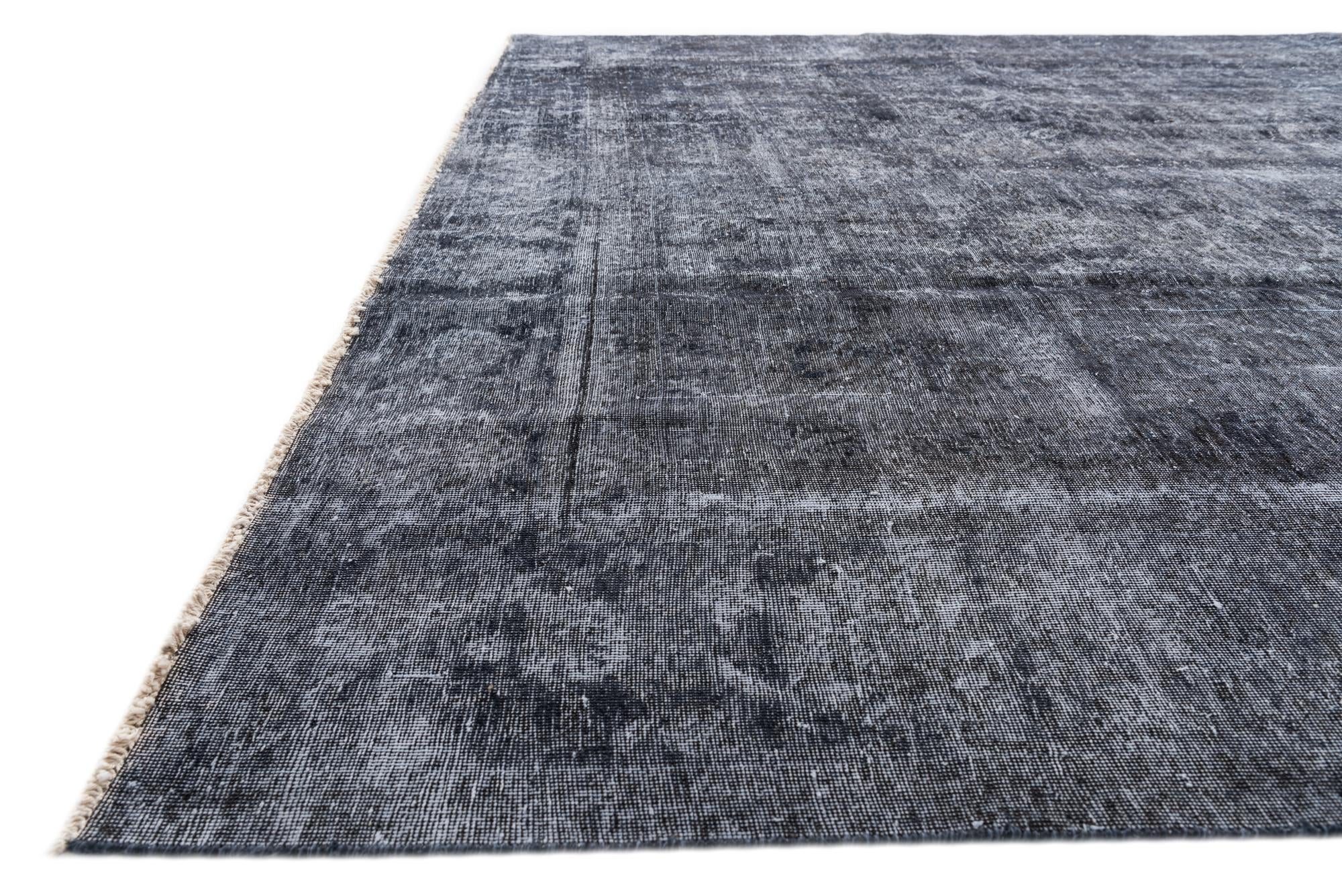 9' 2 x 12' 3 Hand Knotted Ultra Vintage Persian Wool Rug