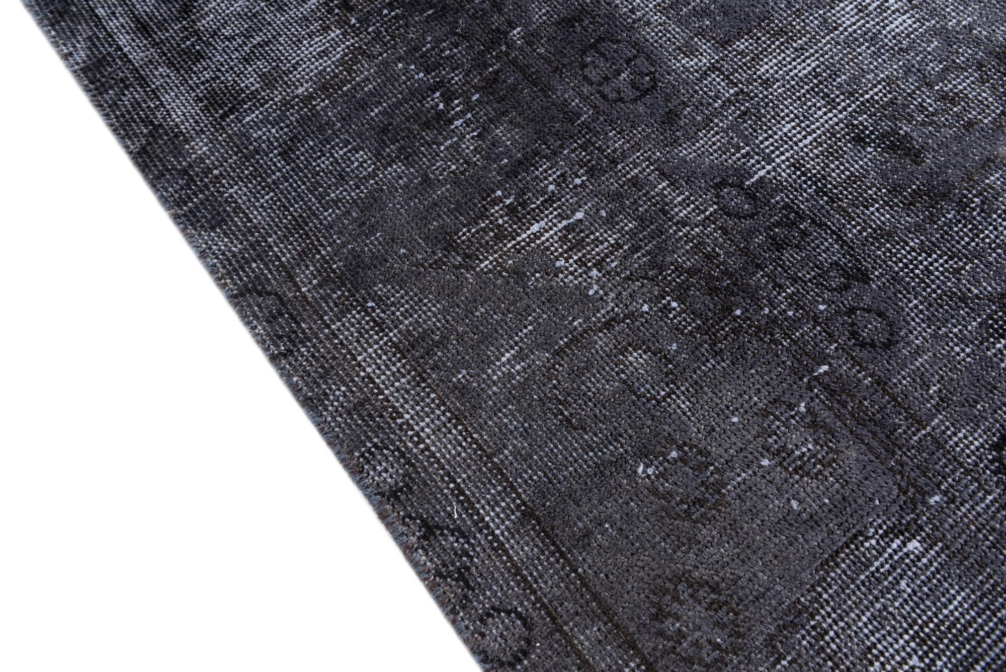 9' 5 x 12' 7 Hand Knotted Ultra Vintage Persian Wool Rug