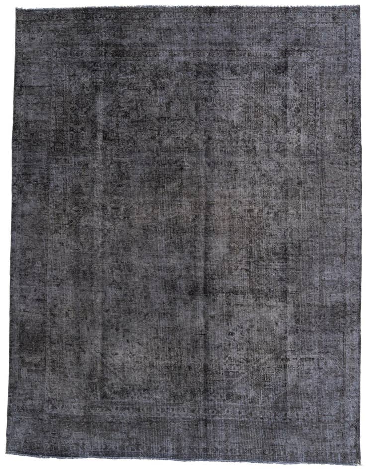 Detail image of 9' 6 x 12' 8 Hand Knotted Ultra Vintage Persian Wool Rug