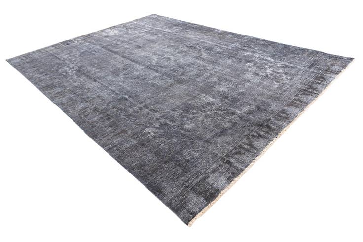 Detail image of 8' 10 x 12' Hand Knotted Ultra Vintage Persian Wool Rug