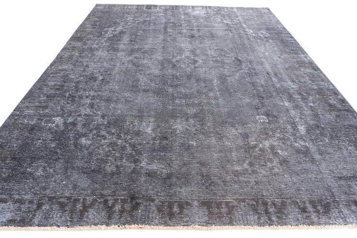Detail image of 8' 10 x 12' Hand Knotted Ultra Vintage Persian Wool Rug