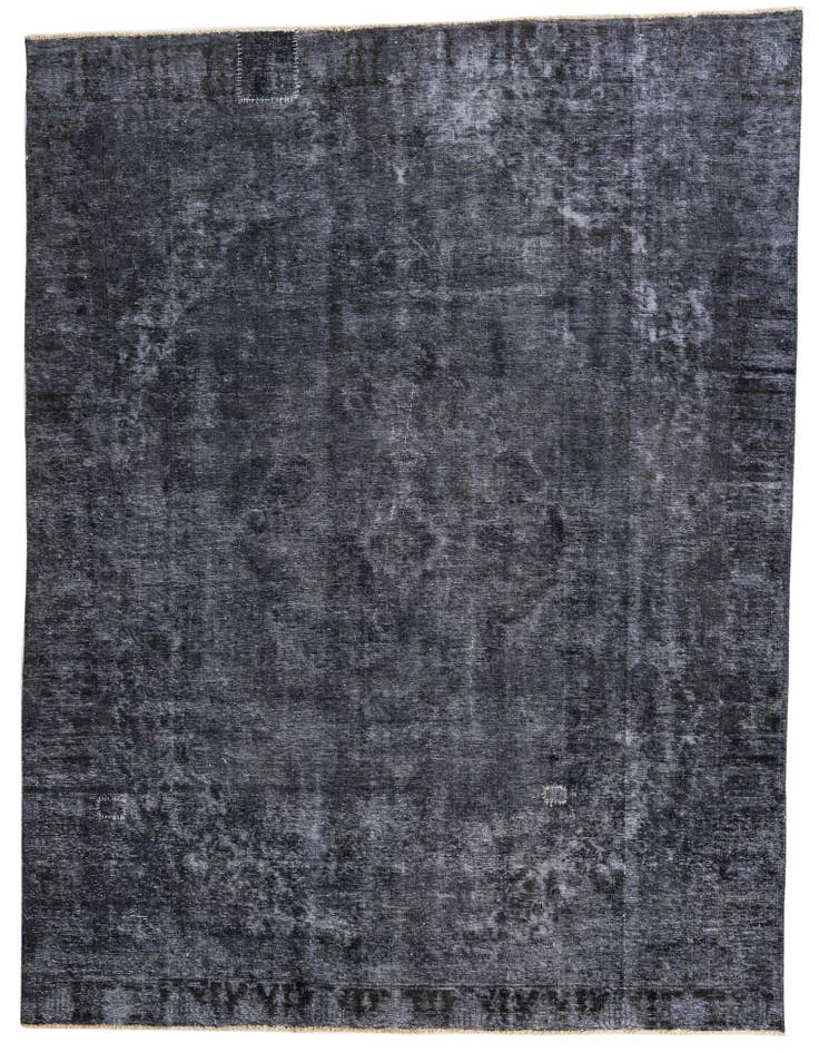 Detail image of 8' 10 x 12' Hand Knotted Ultra Vintage Persian Wool Rug