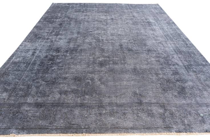 Detail image of 9' 1 x 12' 6 Hand Knotted Ultra Vintage Persian Wool Rug