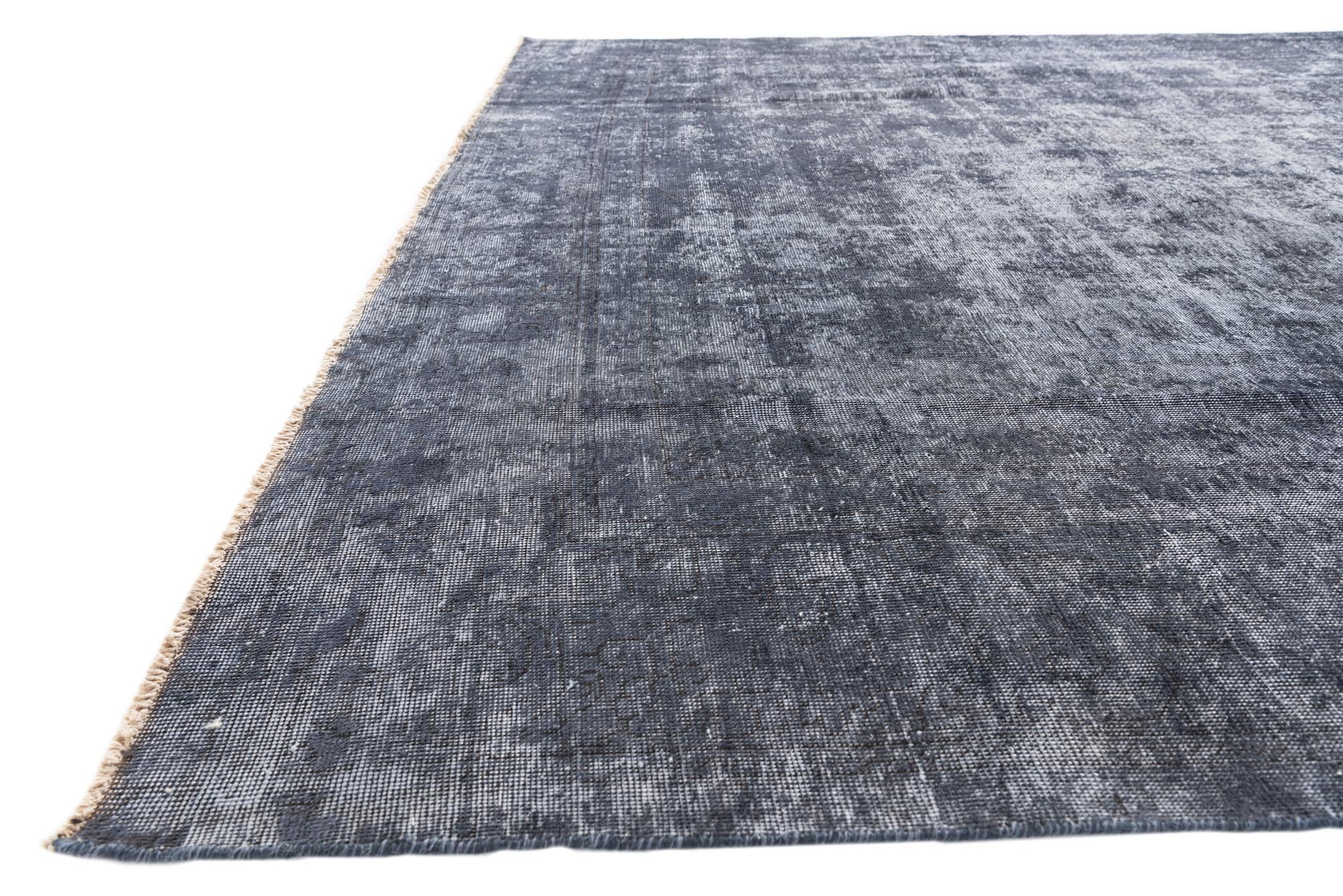9' 1 x 12' 6 Hand Knotted Ultra Vintage Persian Wool Rug