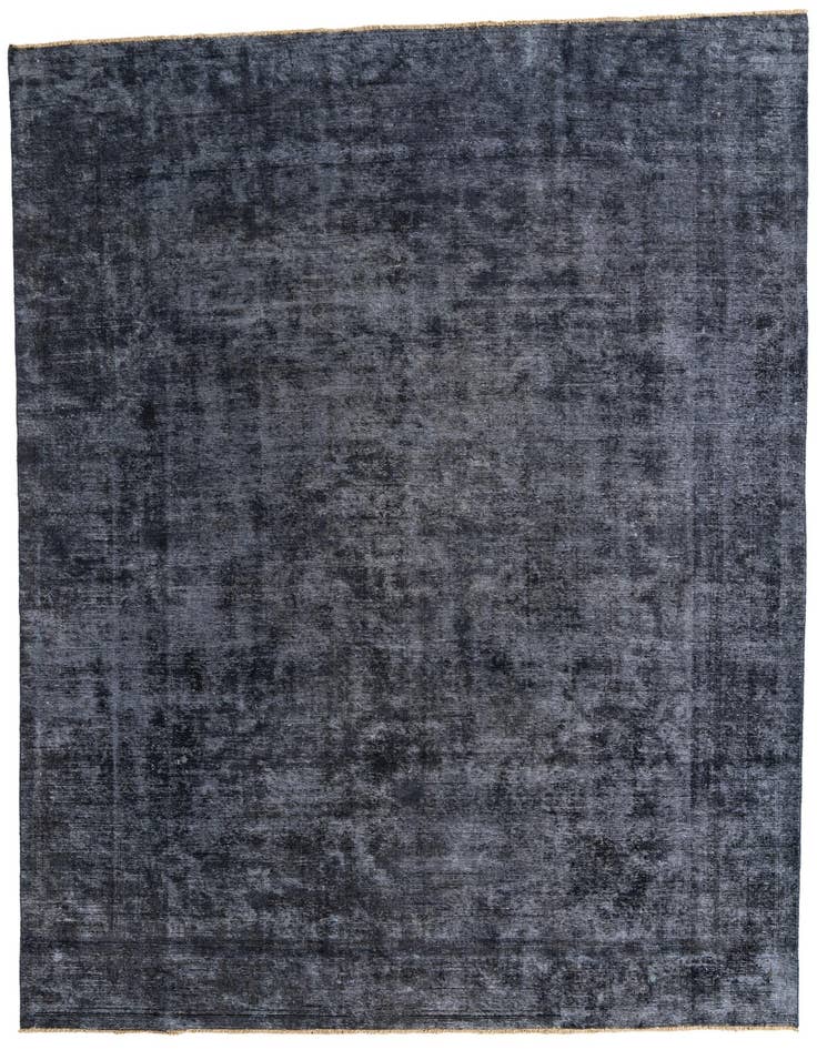 Detail image of 9' 1 x 12' 6 Hand Knotted Ultra Vintage Persian Wool Rug