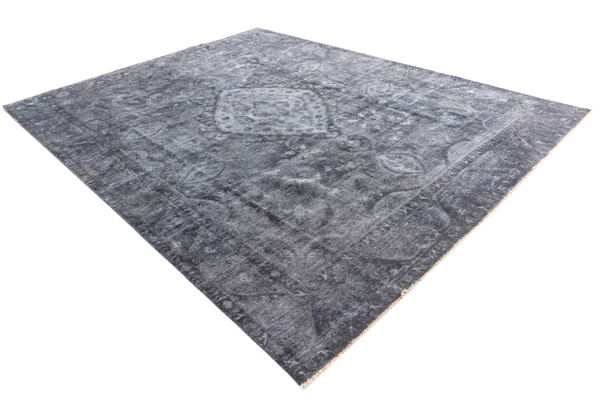 9' 10 x 12' 8 Hand Knotted Ultra Vintage Persian Wool Rug