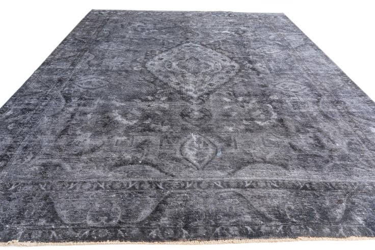 Detail image of 9' 10 x 12' 8 Hand Knotted Ultra Vintage Persian Wool Rug
