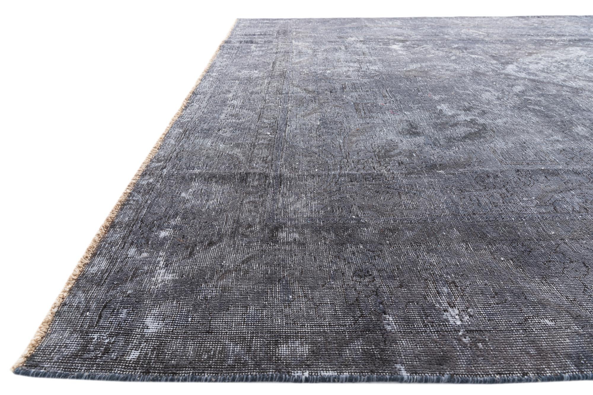 9' 10 x 12' 8 Hand Knotted Ultra Vintage Persian Wool Rug