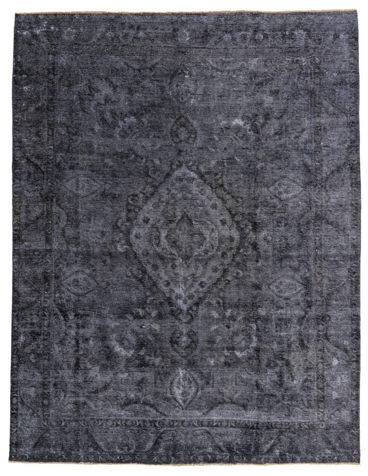 Detail image of 9' 10 x 12' 8 Hand Knotted Ultra Vintage Persian Wool Rug