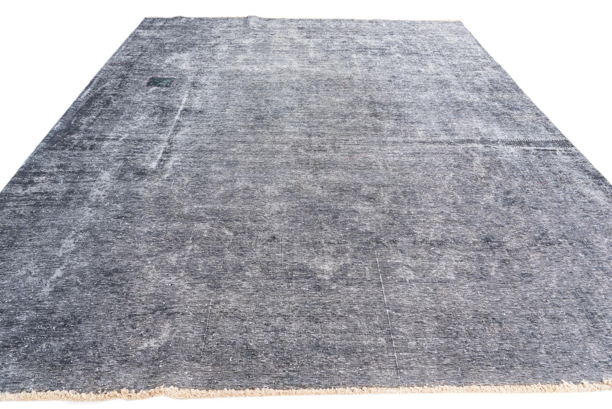 9' 10 x 11' 7 Hand Knotted Ultra Vintage Persian Wool Rug