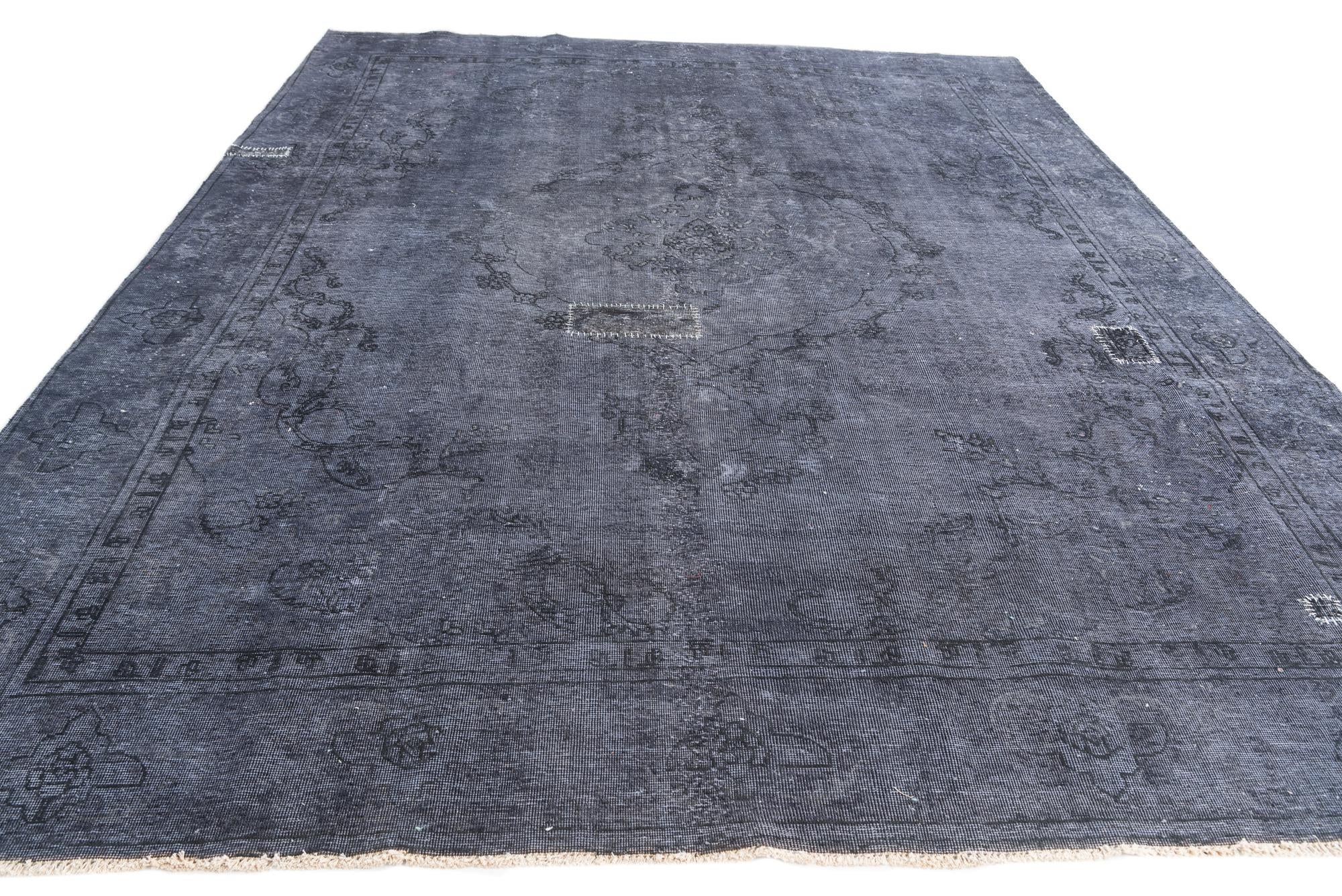 9' 4 x 12' 4 Hand Knotted Ultra Vintage Persian Wool Rug