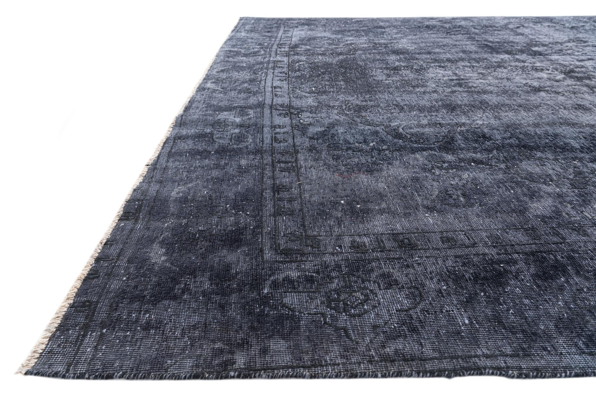 9' 4 x 12' 4 Hand Knotted Ultra Vintage Persian Wool Rug