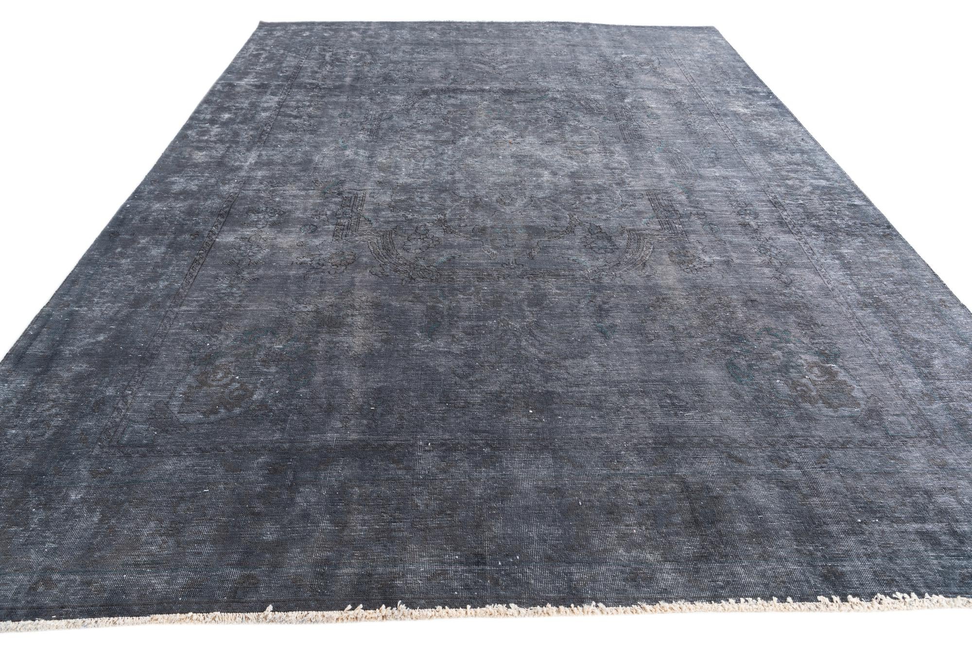 8' 9 x 12' 9 Hand Knotted Ultra Vintage Persian Wool Rug