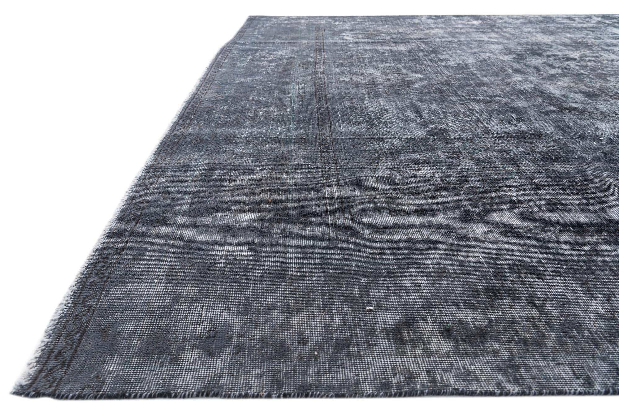 8' 9 x 12' 9 Hand Knotted Ultra Vintage Persian Wool Rug