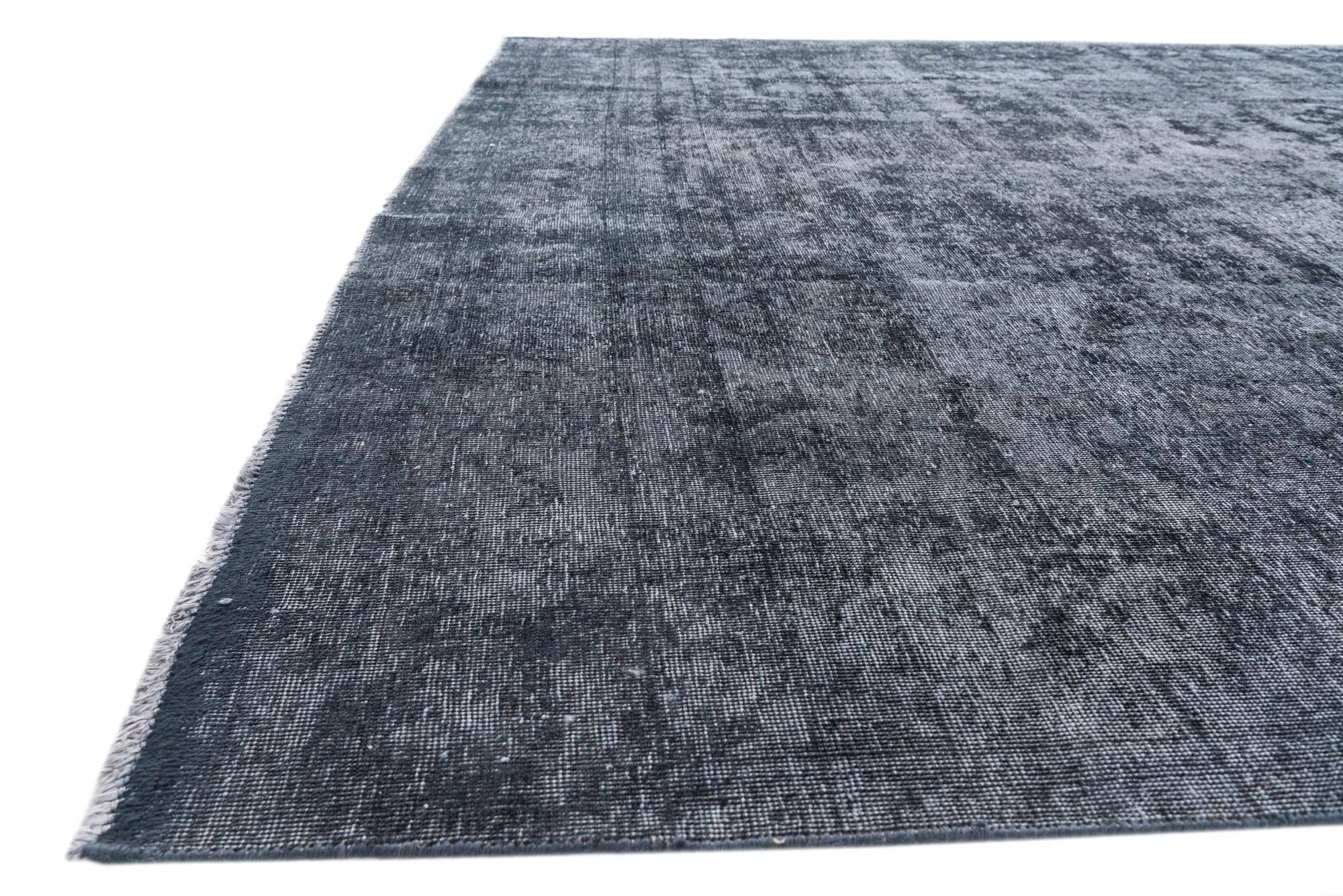 9' 4 x 13' 1 Hand Knotted Ultra Vintage Persian Wool Rug