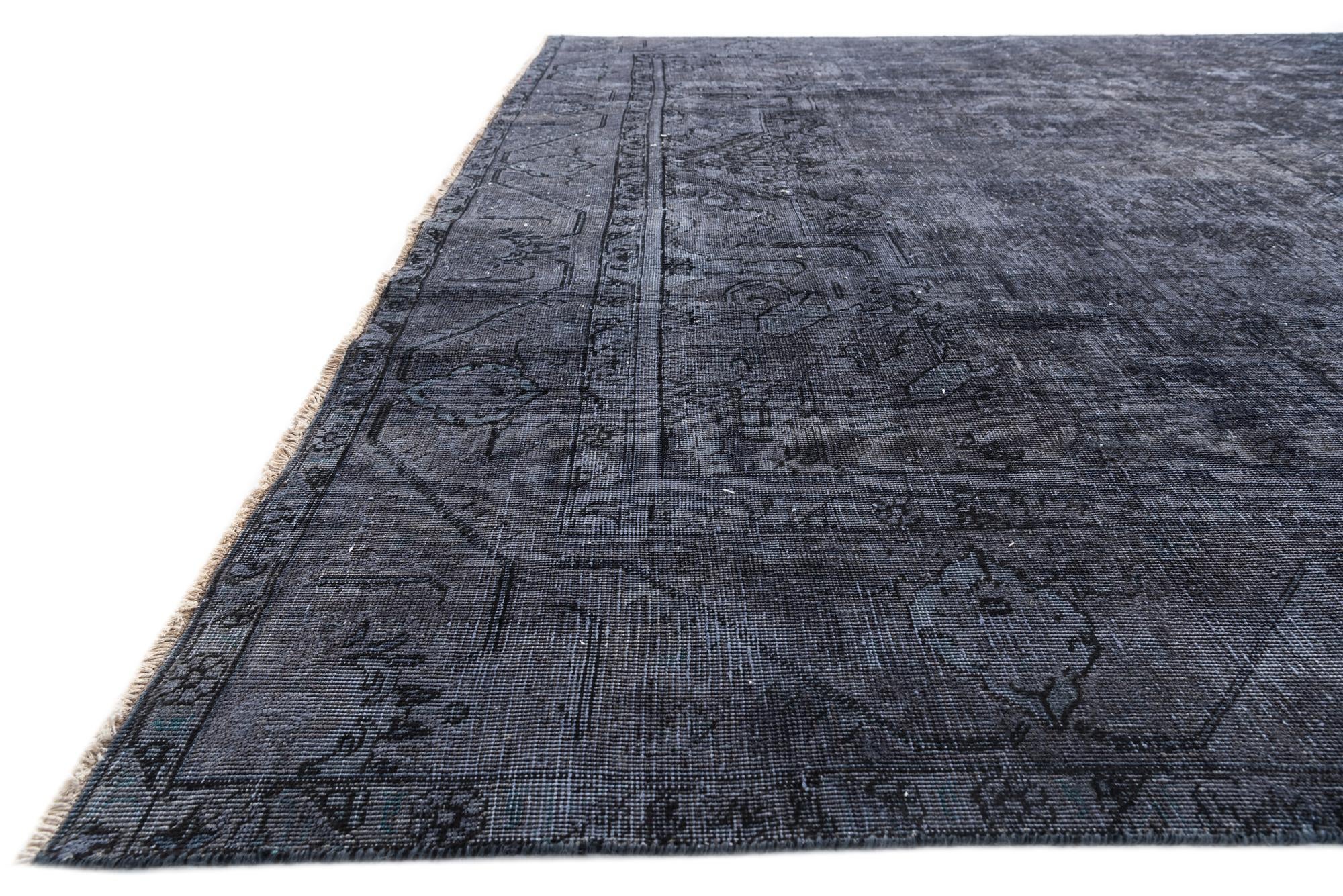 9' 3 x 12' 7 Hand Knotted Ultra Vintage Persian Wool Rug