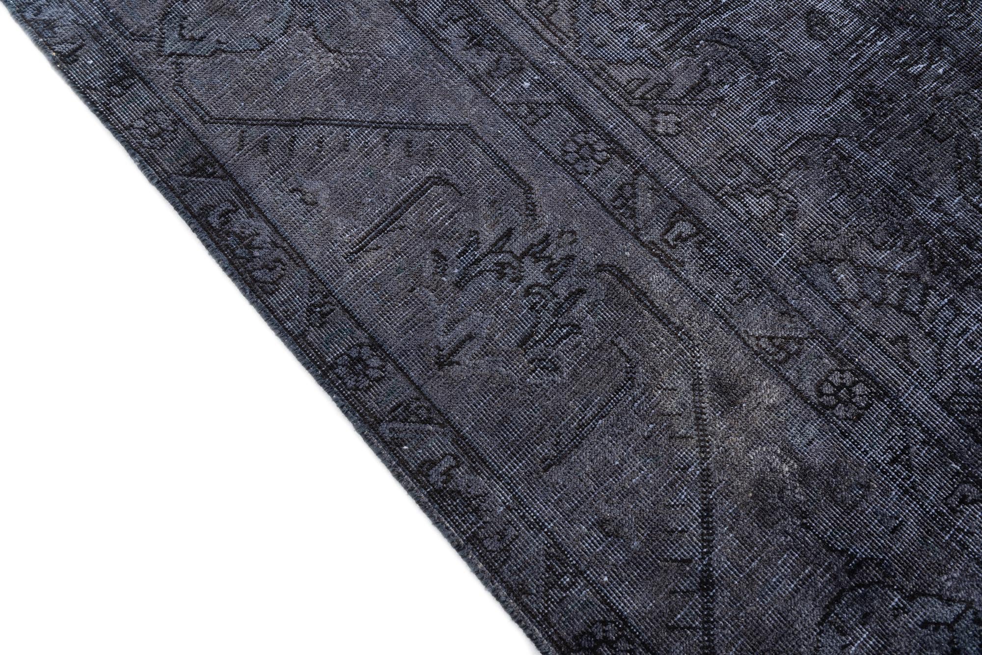 9' 3 x 12' 7 Hand Knotted Ultra Vintage Persian Wool Rug