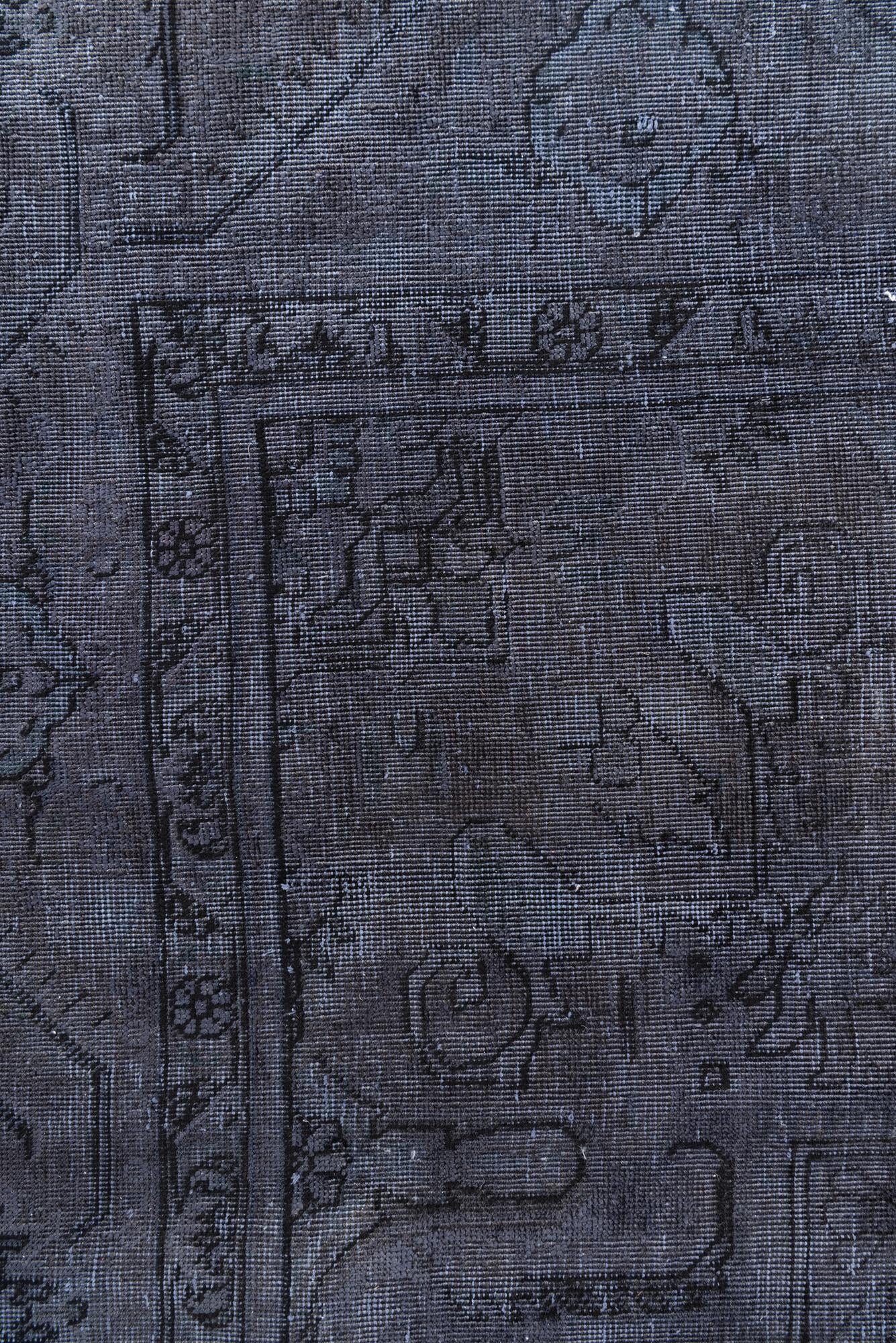 9' 3 x 12' 7 Hand Knotted Ultra Vintage Persian Wool Rug