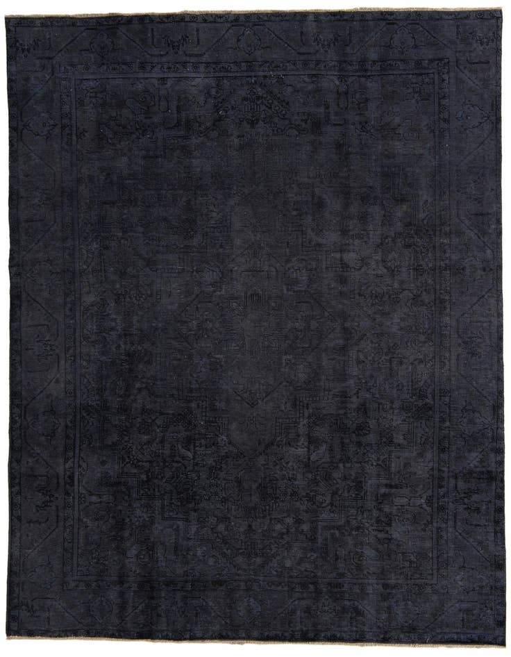 Detail image of 9' 3 x 12' 7 Hand Knotted Ultra Vintage Persian Wool Rug