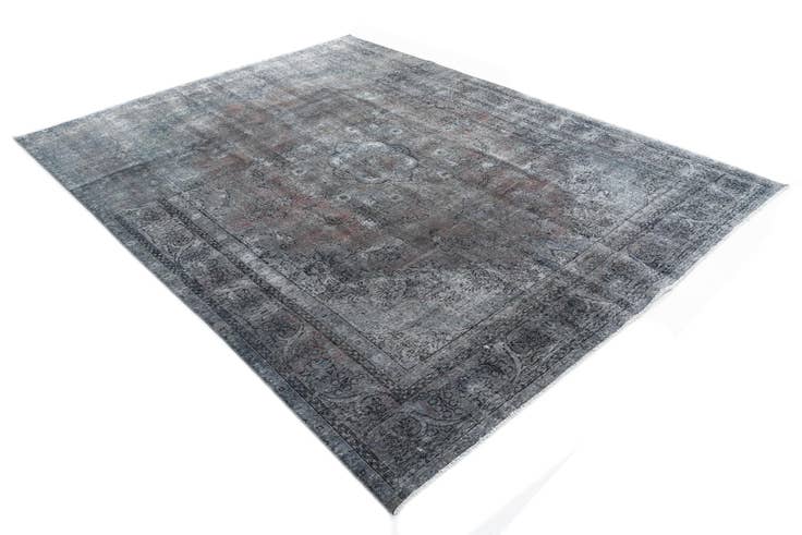 Detail image of 9' 9 x 12' 10 Hand Knotted Ultra Vintage Persian Wool Rug