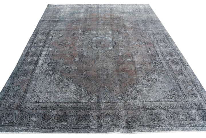 9' 9 x 12' 10 Hand Knotted Ultra Vintage Persian Wool Rug