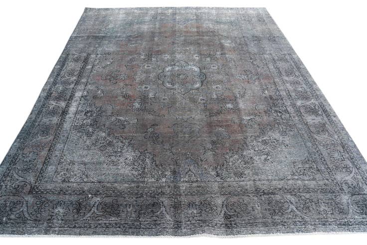 Detail image of 9' 9 x 12' 10 Hand Knotted Ultra Vintage Persian Wool Rug