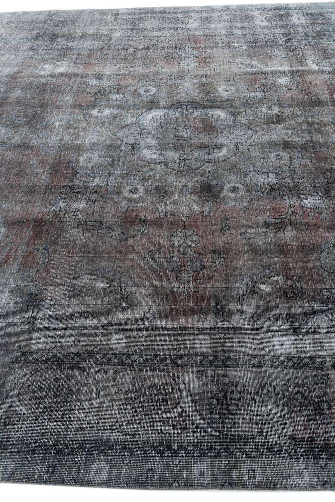 9' 9 x 12' 10 Hand Knotted Ultra Vintage Persian Wool Rug